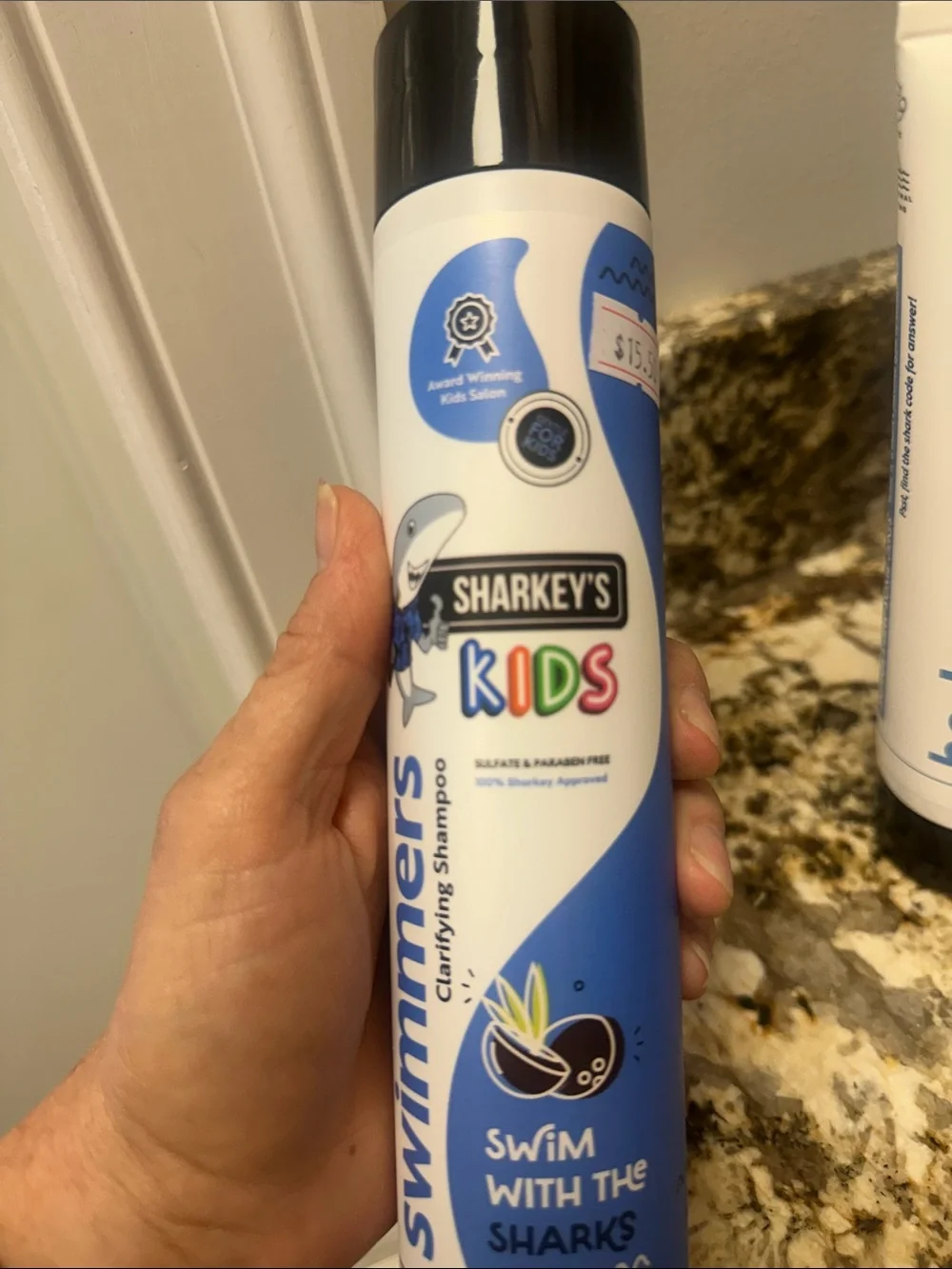 Sharkey’s Kids Swimmers Blue After-Swim Body Wash & Shampoo